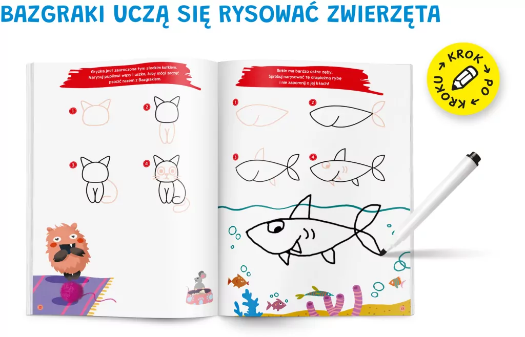 Kapitan Nauka. Bazgraki uczą się rysować - tantis.pl