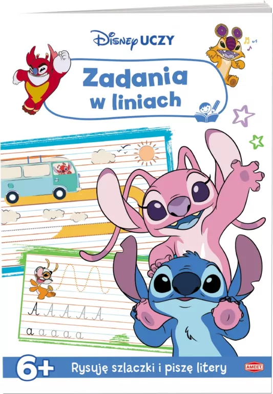 Disney uczy. Stitch. Zadania w liniach - tantis.pl