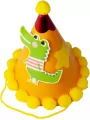 Czapeczka urodzinowa z pomponami Dinozaur - tantis.pl