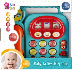 BAM BAM MUZYCZNY TELEFONIK STACJO 23X23X7WB6