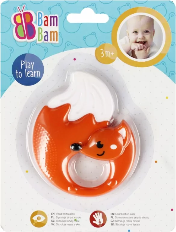 Bam Bam. Grzechotka lisek - tantis.pl