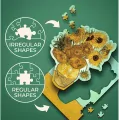 Trefl. Puzzle drewniane 200. Słoneczniki - tantis.pl