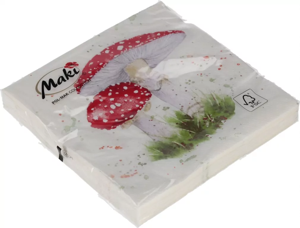 SERWETKA PAP 3W 330X330 MUCHOMOR PM OP - tantis.pl