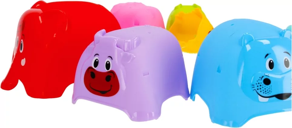 Bam Bam. Kubeczki do układania. Zwierzaki - tantis.pl