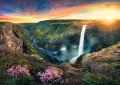 Puzzle 2000. Wodospad Haifoss Islandia. 27091 - tantis.pl