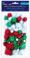 Pompony poliestrowe metalizowane - tantis.pl