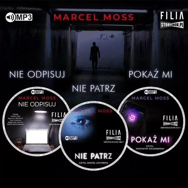 Pakiet: Nie odpisuj / Nie patrz / Pokaż mi. Audiobook - tantis.pl