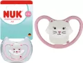 NUK. Perfect Match. Smoczek. 6-18 miesięcy. Kot - tantis.pl