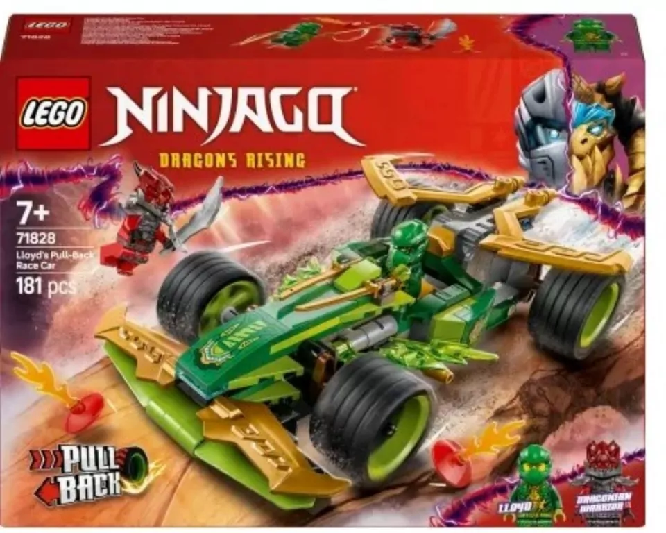 LEGO® Samochód wyścigowy Lloyda z napędem typu pull-back 71828 - tantis.pl