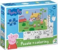 Puzzle 60 2 in 1 Peppa Pig - tantis.pl