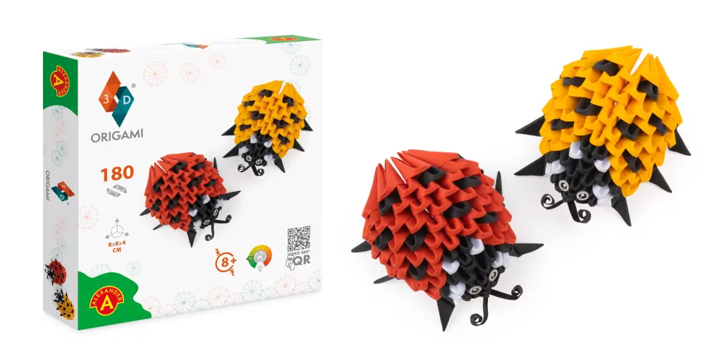 Origami 3D. Biedronki - tantis.pl