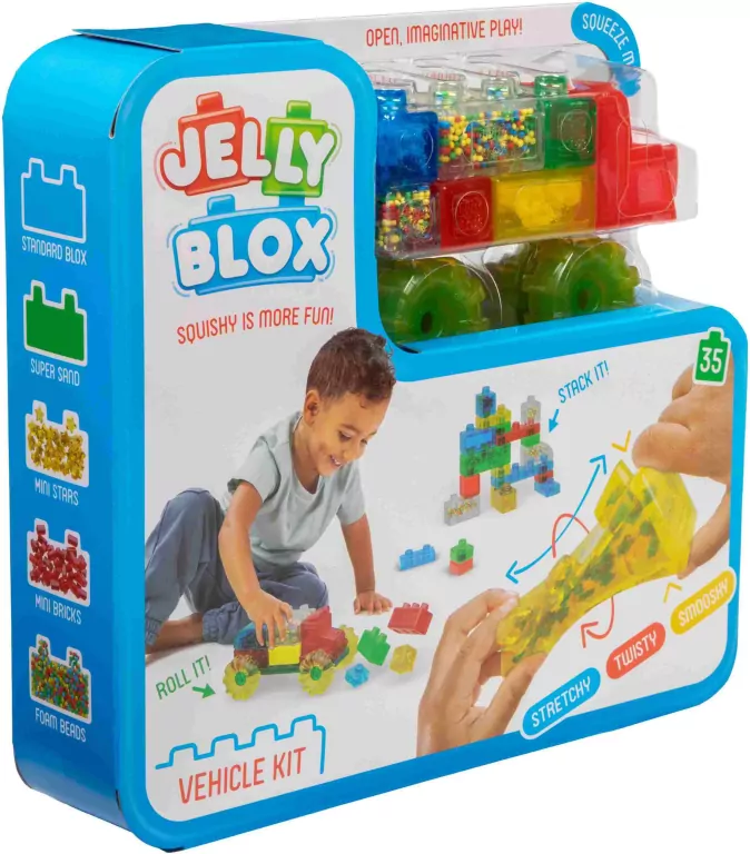 Jelly Blox. Klocki Vehicle Kit - tantis.pl