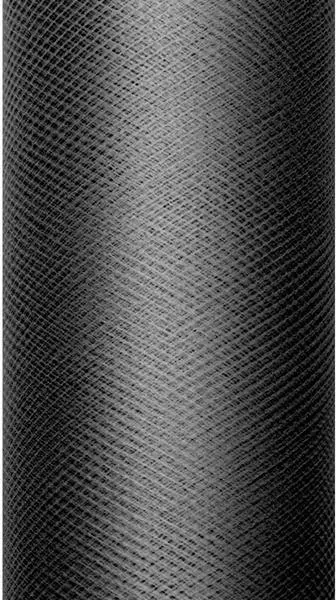 Tiul gładki czarny 0,3x9m - tantis.pl