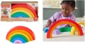 Fisher-Price. Drewniana tęcza do układania - tantis.pl