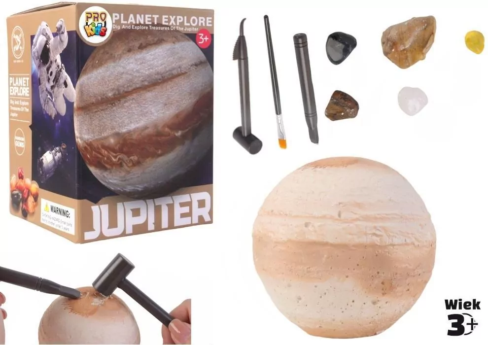 Wykopaliska minerałów planeta Jowisz - tantis.pl