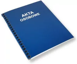 Teczka Akta osobowe T1 niebieska