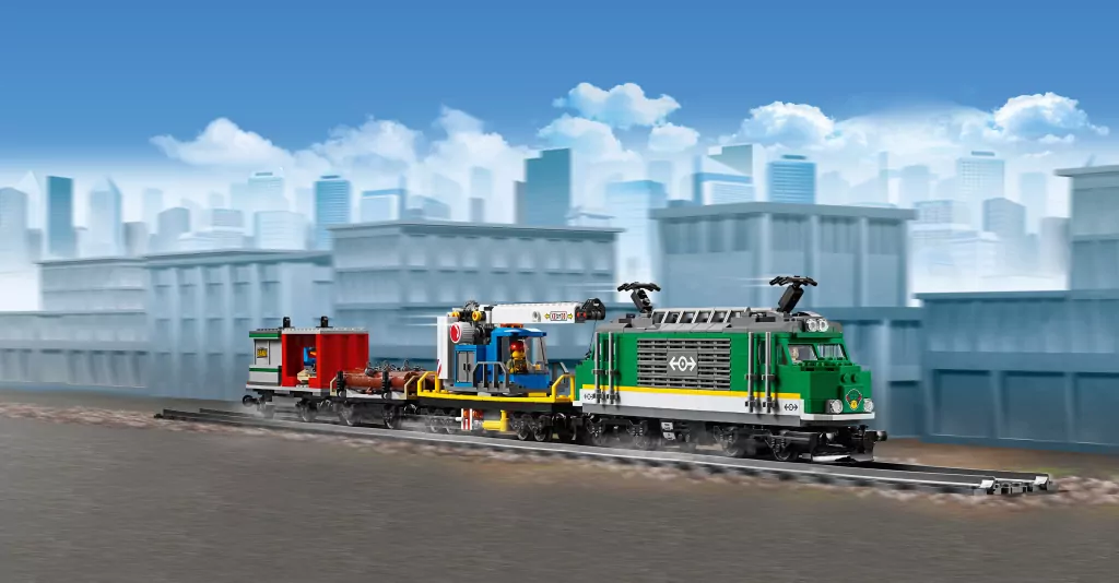 LEGO® City. Pociąg towarowy. 60198 - tantis.pl