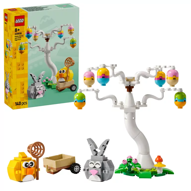 LEGO® Poszukiwanie pisanek z zajączkiem i kurczaczkiem 40808 - tantis.pl