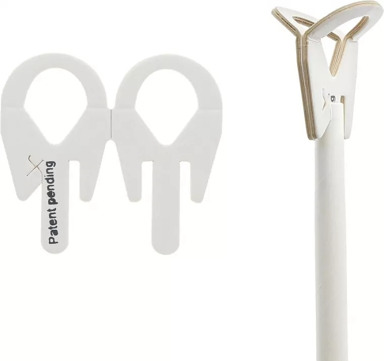 Patyczki z zatyczkami do balonów papierowe, 100 sztuk - tantis.pl