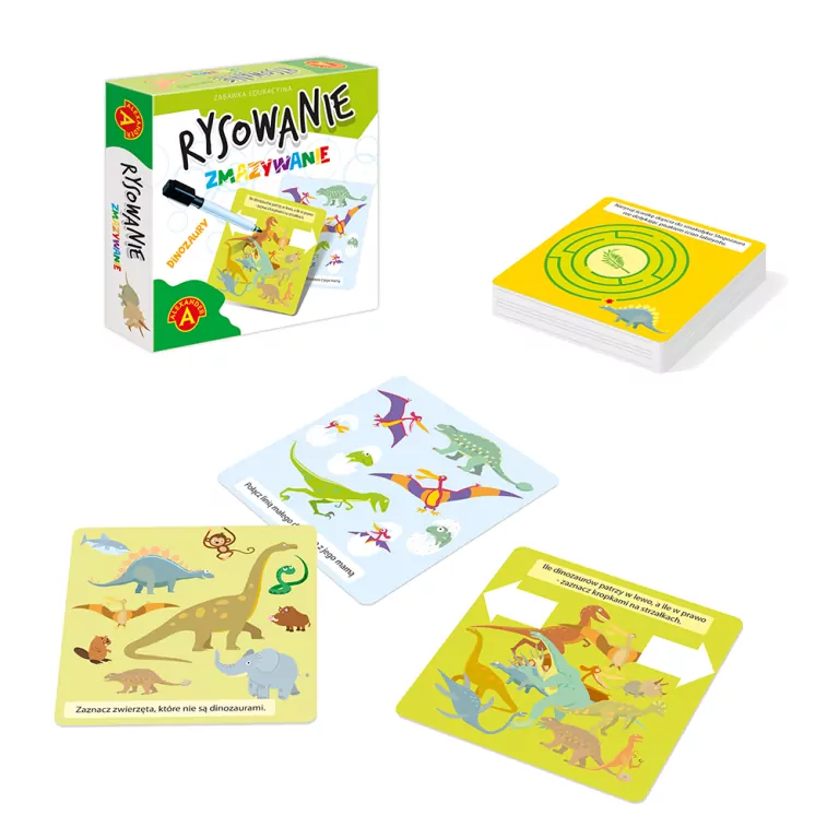 Pisanie - Zmazywanie Dinozaury - tantis.pl