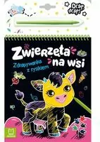 Zwierzęta na wsi. Zdrapywanka z rysikiem - tantis.pl
