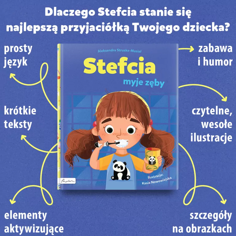 Stefcia myje zęby - tantis.pl