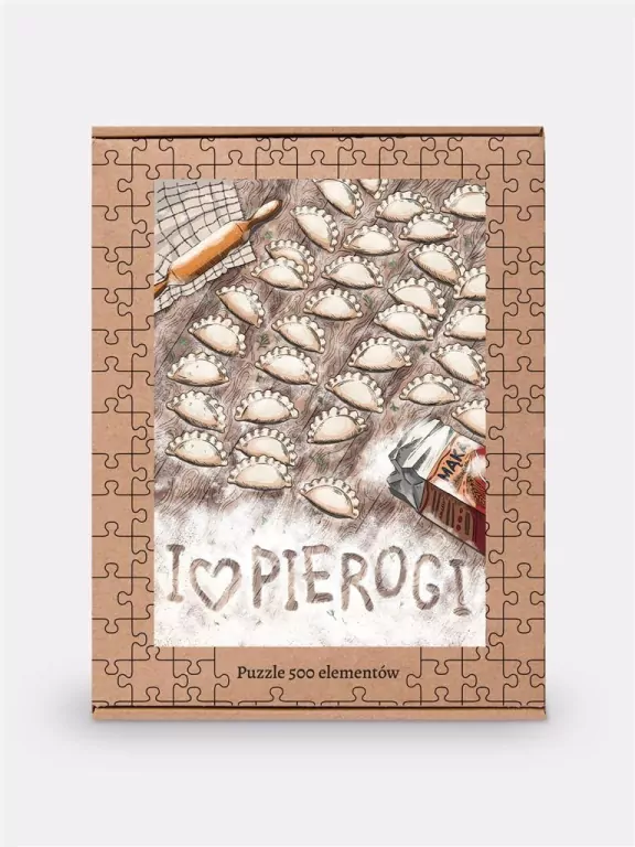 Puzzle 500 I love pierogi - tantis.pl