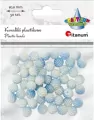 Koraliki plastikowe 10mm niebieskie ombre 50szt - tantis.pl