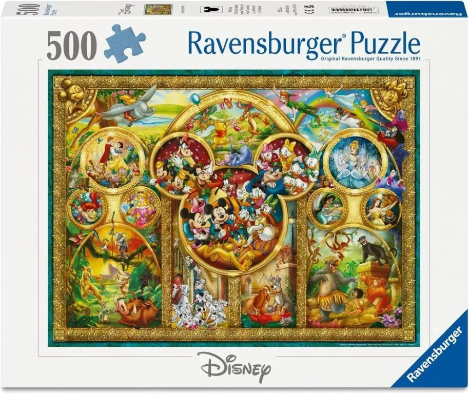 Puzzle 2D: Świat Disneya 500el - tantis.pl