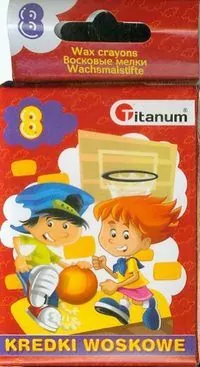 Kredki świecowe 8 kolorów - tantis.pl