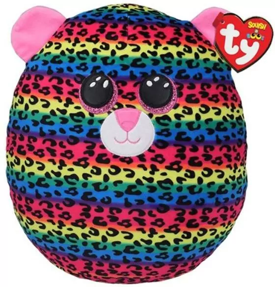 Wielokolorowy lampart 30 cm. TY Squish-a-Boos DOTTY - tantis.pl