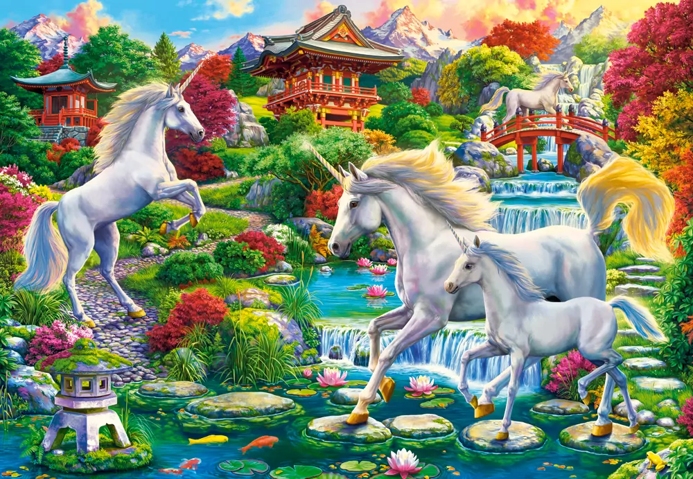 Puzzle 1500. Unicorn Garden - tantis.pl