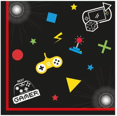 Serwetki papierowe Gaming Party 33x33cm