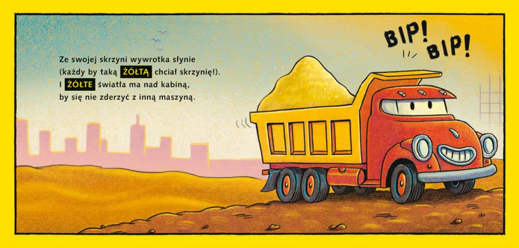 Wywrotka i kolory. Snów kolorowych, placu budowy - tantis.pl