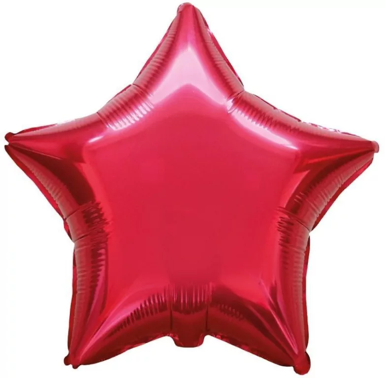 Balon foliowy 48cm Gwiazda czerwona - tantis.pl