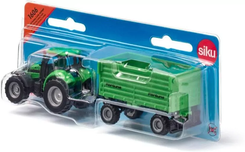 Siku. Farmer Deutz-Fahr z przyczepą Fortuna - tantis.pl