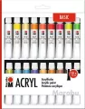 Farby akrylowe 12ml 18 kolorów - tantis.pl