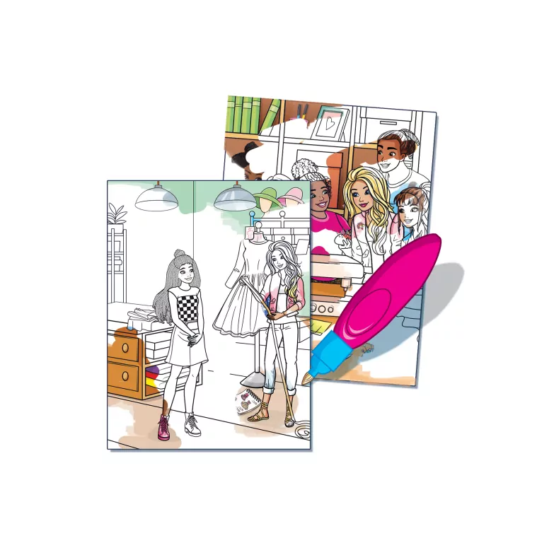 Barbie. W świecie mody. Wodne kolorowanie. Cz.4 - tantis.pl