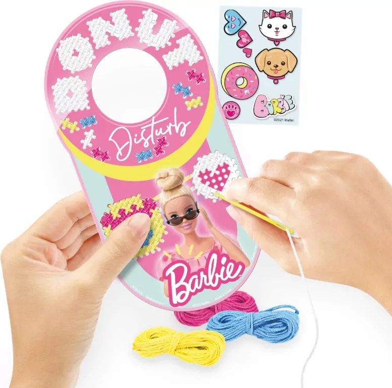 Zestaw kreatywny Barbie Maker Kitz. Zawieszka na drzwi - tantis.pl