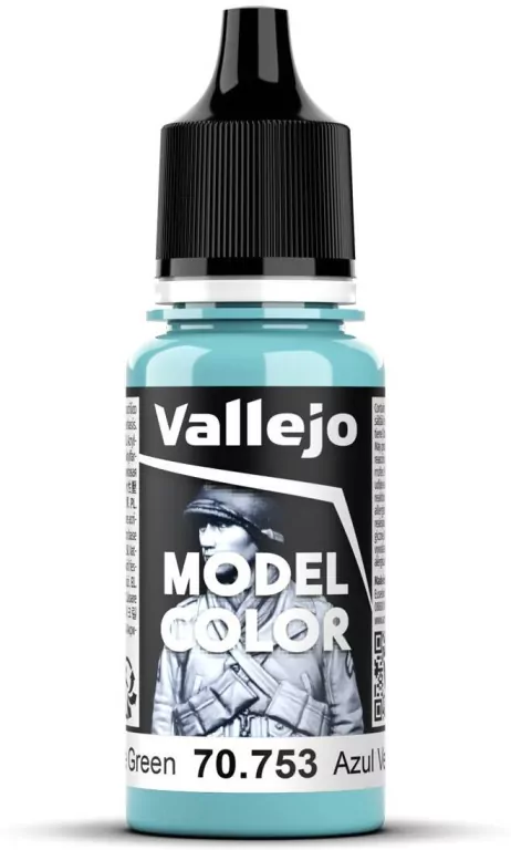 Vallejo: 70.753 - Model Color - Light Blue Green (18 ml) - tantis.pl