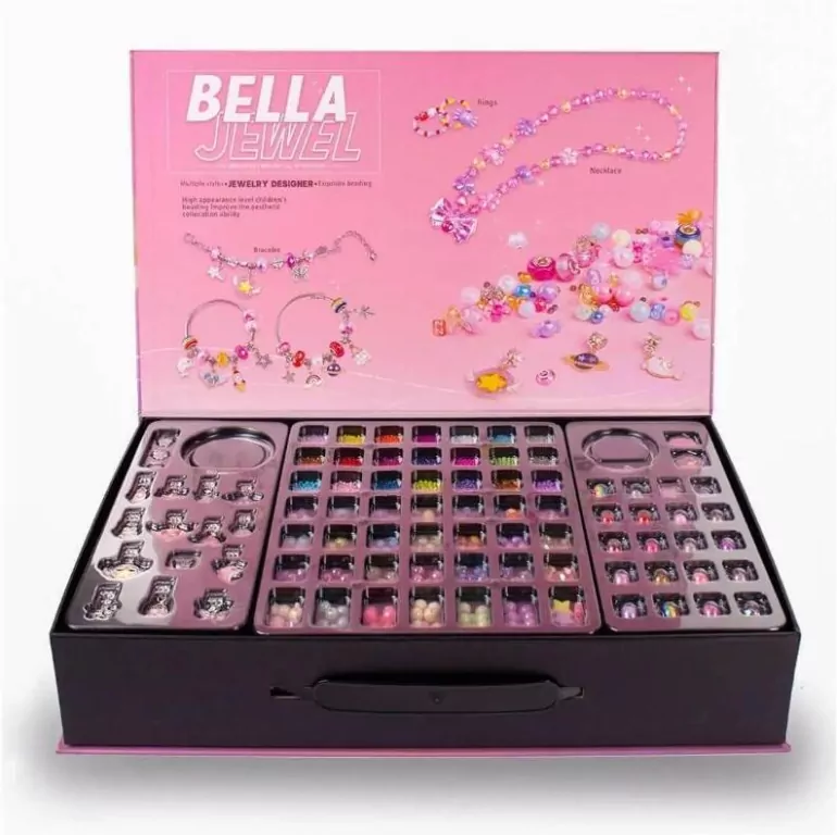 Zestaw biżuterii dla dzieci DIY 3800el. - tantis.pl