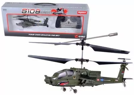 Helikopter Sterowany Na Pilota R/C S109G zielony - tantis.pl