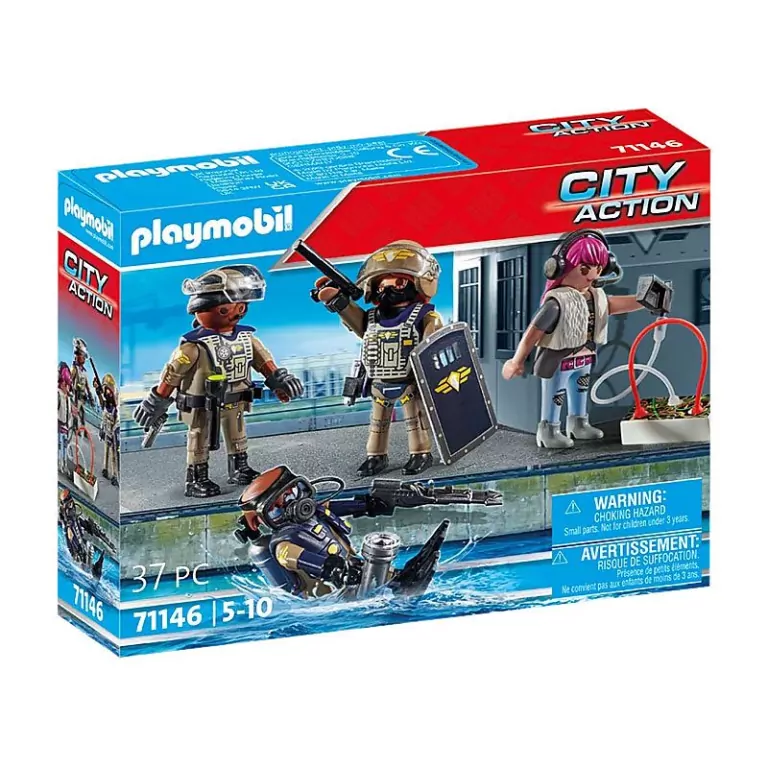 Zestaw figurek jednostki specjalnej. City Action 71146 - tantis.pl