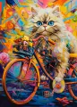 Puzzle 180 Kitten's Floral Ride CASTOR - tantis.pl