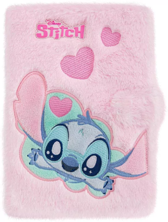 Notes A5 80k. Disney Fluffy Stitch różowy - tantis.pl