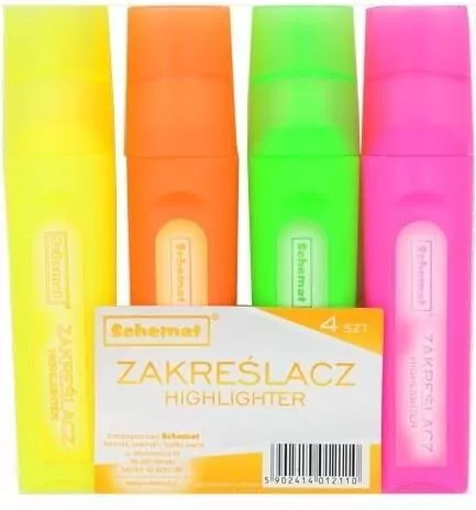 Zakreślacze 4 kolory - tantis.pl