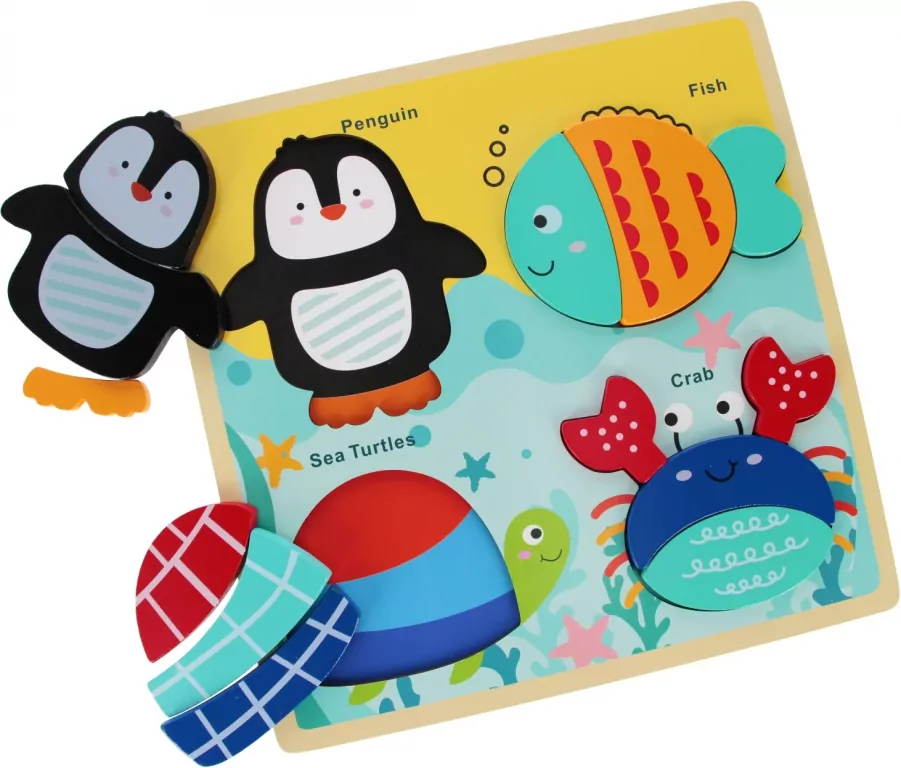 Układanka edukacyjna OCEAN BAM BAM 30X30X2 - tantis.pl