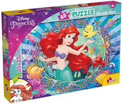 Ariel. Disney Księzniczka. Puzzle 48 dwustronne