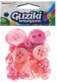 Guziki kreatywne różowe, 40g - tantis.pl