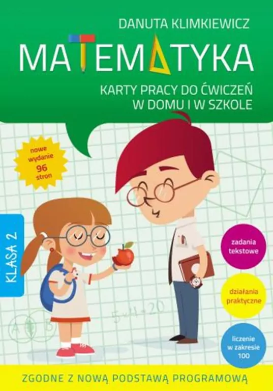 Matematyka. Karty pracy do ćwiczeń w domu i w szkole. Klasa 2 - tantis.pl